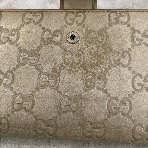 AUTHENTIC VINTAGE GUCCI GUCCISSIMA LEATHER BI-FOLD LONG WALLET - GG MONOGRAM - Picture 10 of 15